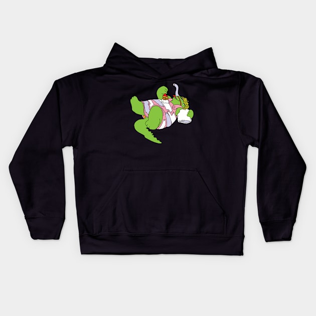 When It Hits You Kids Hoodie by stupidworld